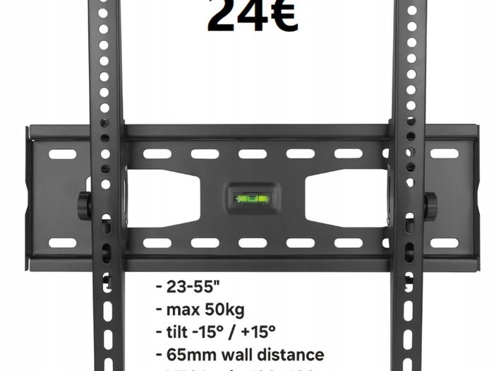 TV Wall Mount Bracket Flat Tilt 23" - 55"