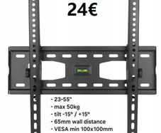 TV Wall Mount Bracket Flat Tilt 23" - 55"