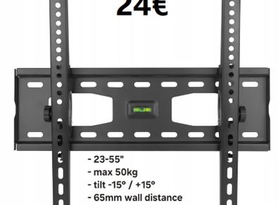 TV Wall Mount Bracket Flat Tilt 23" - 55"