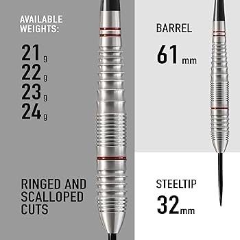 NEW SALE | teel Tip Darts Set 21g, 22g, 23g, 24g - Includes Black Speedline Shafts