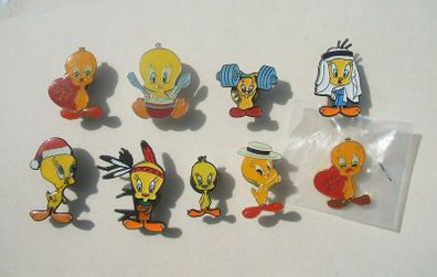 TWEETY BIRD (Warner Bros - Looney Tunes) - various character pin badges