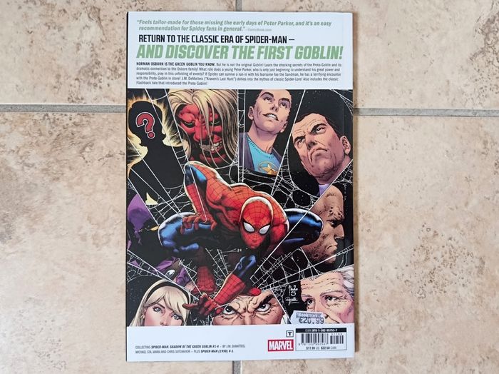 Spider-Man: Shadow of the Green Goblin by J. M. DeMatteis - Graphic Novel Marvel NEW