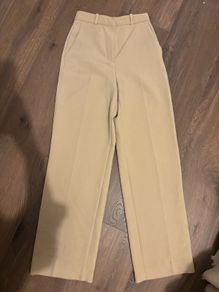 Zara beige trousers high waisted size XS