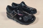 CLARKS Ella Rose toddler shoes black shiny Size 3