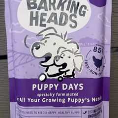 Barking Heads Puppy Days Food Pouches x 7