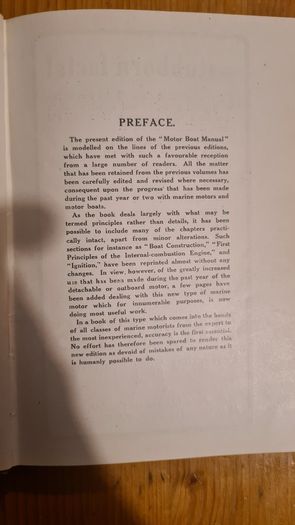 The Motorboat Manual 1948. Written And Illustrated By The Staff Of"the Motor Shop & Motor Boat. Hardback In Good Condition.