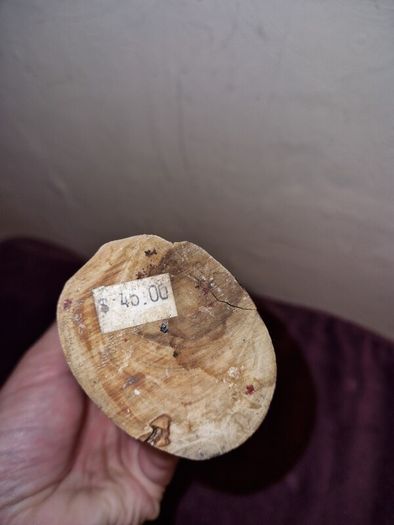 Hand carved wooden woman figure