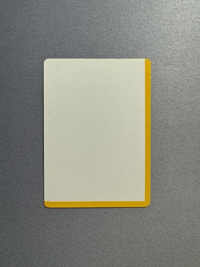 Blank Pokemon Card (Misprint)