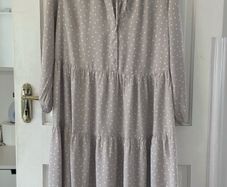 Soft Grey Maternity & Nursing Dress