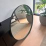 Round Mirror with Black Frame - 120cm Image 3