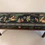 Vintage Drexel Chinoiserie Console Table , Glass Top, Image 3