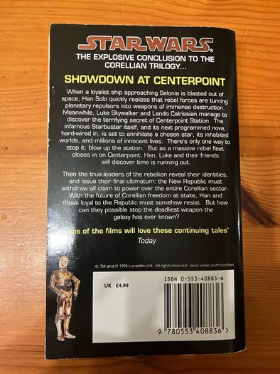 'Star Wars Showdown At Centerpoint' book