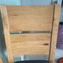 4 solid oak chairs Image 4
