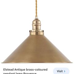 Brass coloured pendant Lamps 2