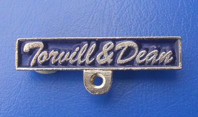 TORVILLE & DEAN (ice skate-dancing champions) - fan club supporter's/tour badge (c.1980's)
