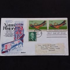 USA Stamps : Natural History Series , Haida Ceremonial Canoe - First Day Cover , 1970