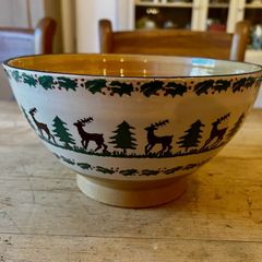 Nicholas Mosse Iconic Reindeer Christmas Bowl