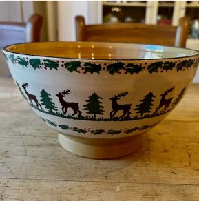 Nicholas Mosse Iconic Reindeer Christmas Bowl