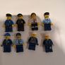 lego police minifigures x 8 Image 3
