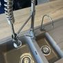 Grey Pyragranite Double Kitchen Sink with Taps Image 2