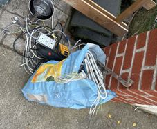 scrap copper and pallets