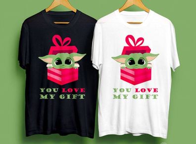 Baby Yoda You Love My Gift T-Shirt for adults and kids
