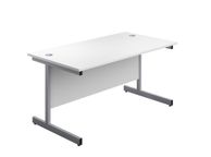 main image for ad New 1600 x 600mm Office Desk White Cantilever Legs