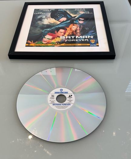Framed Batman Video Disc cover