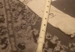 Suzuki recorder with canvas case and music note sheet