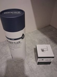 Fressko Water bottle with tea/fruit infuser and sip lid. Brand new.