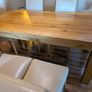 Solid oak dining table and 6 dining chairs Image 3