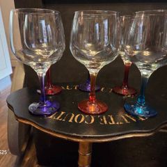 Six Long-stemmed Gin Glasses