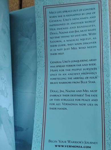 Vermonia: Quest for the Silver Tiger Vol 1  1st Edition + Dust Jacket