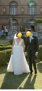 8321 by Monica Loretti Wedding Dress UK size 12