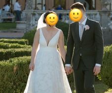 8321 by Monica Loretti Wedding Dress UK size 12