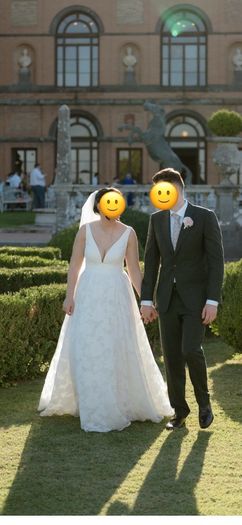 8321 by Monica Loretti Wedding Dress UK size 12
