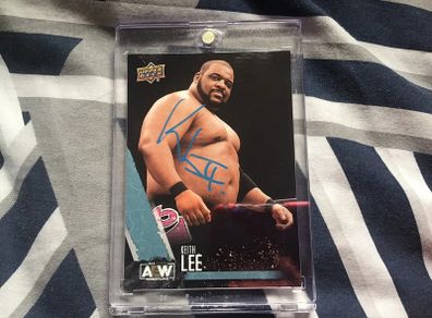 2021 AEW Upper Deck Trading Cards Preview Set - #PP-3 Keith Lee IP Autograph
