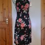 Size 10 Black Floral Dress Image 3