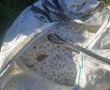 sand and white and black stone