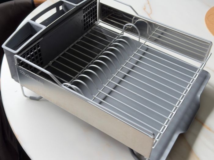 KitchenAid Full Size Dish Rack, Stainless Steel, Light Grey