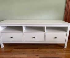 White TV stand