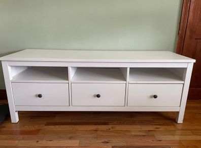 White TV stand