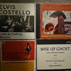 Elvis Costello. Collection of 3 albums: Unfaithful Music & Soundtrack Album. 2 CD / My Flame Burns Blue. 2 CD / Blood & Chocolate.