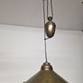 1890/ 1900 Antique French adjustable copper pendant light Image 7