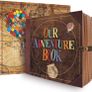 Our Adventure Book 146 Pages,With Vintage Locks Photo Album Scrapbook,3d Embossed Cover Design,Travel Scrapbook With Gift Box For Anniversary Wedding Holiday Valentines Day Birthday Image 2