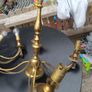 Vintage Brass Chandelier / Image 2