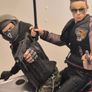 damtoys 1/6 gangster kingdom figures and 1/6 bike hot toys scale Image 2