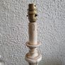 Vintage trio of graduated italian polychrome & wooden table lamps Image 4