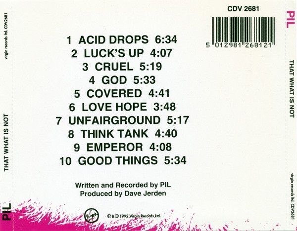 pil  |  that what is not