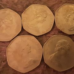 commemorative 50 pence coin, ring of hands